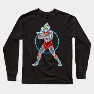 Ultraman neon color Long Sleeve T-Shirt